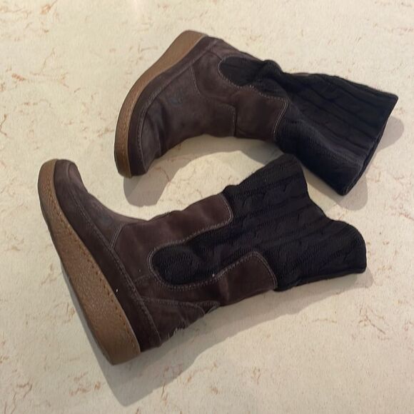 The North Face fold down waterproof boots SZ 6 - Picture 3 of 6